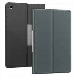 Etui Smart Case do Lenovo Tab Plus, ciemnozielone - ochronne z podstawką