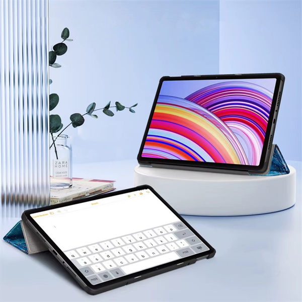 Etui Graficzne do Xiaomi Redmi Pad Pro 12.1 2024 / Poco Pad 12.1 z klapką - ochronne z podstawką