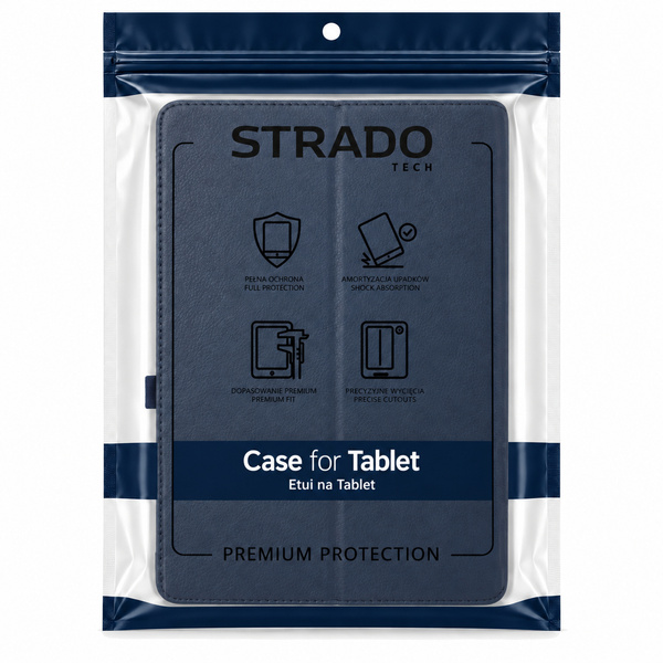 Etui Slim do Apple iPad 10.9 2022 gen 10 iPad 11 A16 2025 gen 11 - granatowe