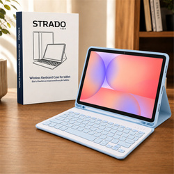 Etui z klawiaturą do Galaxy Tab S10 Lite 10.9 SM-X406 SM-X400 2025 - niebieskie