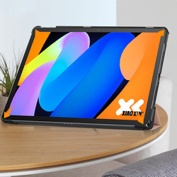 Etui Smart do Lenovo Idea Tab 11 2025 z klapką, złote - ochronne z podstawką