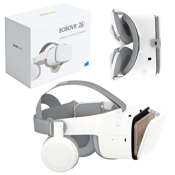 Okulary gogle VR 3D 360° BoboVR Z6 ze słuchawkami do telefonu Android iOS