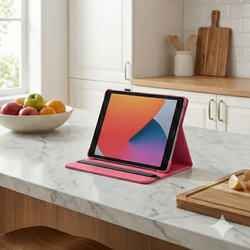Etui Obrotowe do iPad 10.9 2022 Gen. 10 / iPad 11 2025 A16 Gen. 11, różowe - ochronne z podstawką