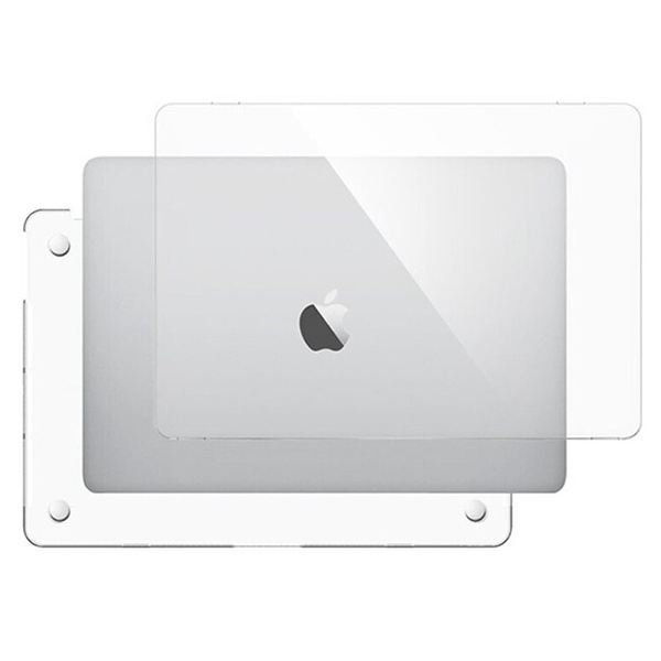 Etui Shell obudowa do Apple MacBook Air 13 13.6 M3 2024 / M4 2025, przezroczyste - ochronne