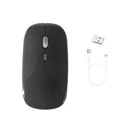 Myszka Bezprzewodowa mysz komputerowa Bluetooth 2.4G Sensor Optyczny, czarna