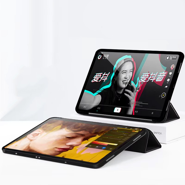 Etui Smart do Lenovo Idea Tab Pro / Pro MT 2025, czarne - ochronne z podstawką, dostęp do portów i przycisków