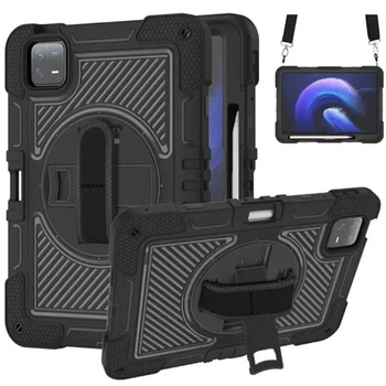 Etui Armor do Xiaomi Pad 7 Pad 7 Pro 11.2 pancerne / 7 Pro, czarne - ochronne z podstawką
