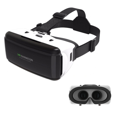 Okulary VR Shinecon G06 do smartfona – wygodne gogle 3D szerokie pole widzenia i regulacja soczewek