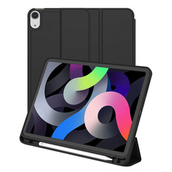 Etui Smart do iPad 10.9 2022 Gen. 10, czarne - ochronne z podstawką, dostęp do portów i przycisków