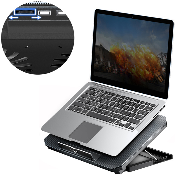 Regulowana Podstawka chłodząca pod laptop 12-17″ antypoślizgowa, biały