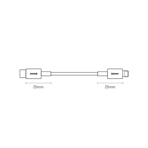 Kabel Baseus Superior Series USB-C / Lightning PD 20W 1 m, czarny