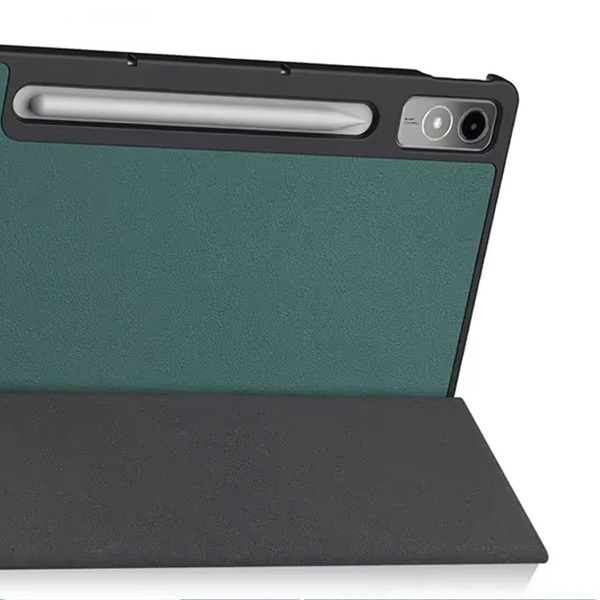 Etui Smart Case do Lenovo Tab P12 12.7 TB370 2023 / Tab P12 TB370, zielone - ochronne z podstawką