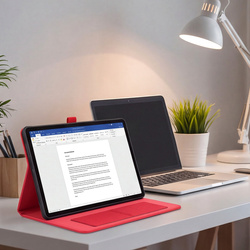 Etui Slim do Lenovo Idea Tab 11" TB336FU TB336ZU ZAFR0378PL z klapką - czerwone