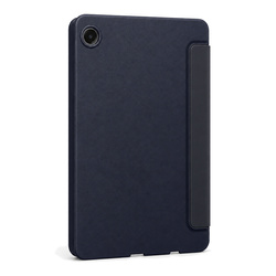 Etui Smart do Galaxy Tab A11 X135/X133 A9 SM-X115/SM-X110 z klapką - granatowe