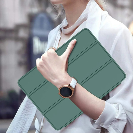 Etui Smart do iPad 10.9 2022 Gen. 10 / iPad 11 2025 A16 Gen. 11 z klapką, zielone - ochronne z podstawką