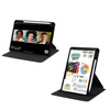 Etui Obrotowe Clear do Lenovo Idea Tab 11 2025, czarne - ochronne z podstawką