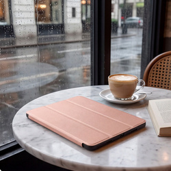 Etui Smart Pencil do Lenovo Idea Tab 11" z miejscem na rysik - różowe złoto