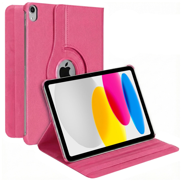 Etui Obrotowe do iPad 10.9 2022 Gen. 10 / iPad 11 2025 A16 Gen. 11, różowe - ochronne z podstawką