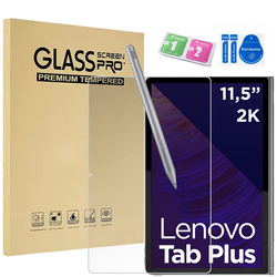 Szkło hartowane do Lenovo Tab Plus 11.5 2024 - ochrona ekranu 9H, pełne pokrycie, oleofobowe