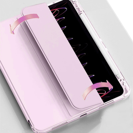 Etui Hard Crystal do APPLE IPAD 10.9" 10 2022/ IPAD 11 A16 2025 Gen 10 11, różowe