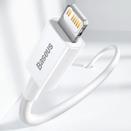 Kabel Baseus Superior Series USB-C / Lightning PD 20W 1 m - biały