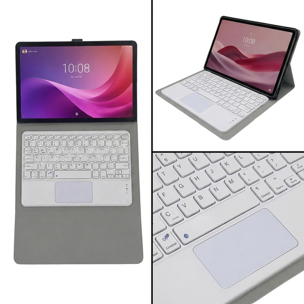 Etui z klawiaturą do Lenovo Tab Plus 11.5" TB351FU 2024 szare ochronne