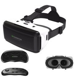 Zestaw Okulary gogle 3D VR 360 Shinecon G06 2019 + Gamepad - do smartfona