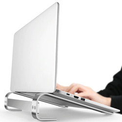 Uniwersalna podstawka pod laptopa 10-18 cali Aluminiowa uchwyt stojak S1, srebrny