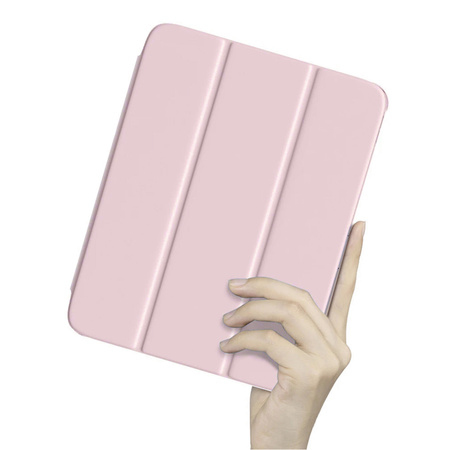 Etui Hard Crystal z uchwytem na rysik do Apple iPad 10.9 10 GEN 2022 / iPad 11 A16 11GEN 2025 - Pink