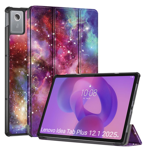 Etui do Lenovo Idea Tab Plus 12.1 2025 - ochronne z podstawką, dostęp do portów i przycisków