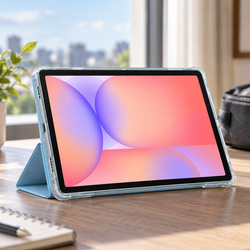 Etui Trifold do Galaxy Tab S10 Lite 10.9/ S10 FE/ S9 FE/ S9/ S8 z miejscem na rysik - niebieskie