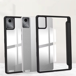 Etui Crystal case do Lenovo Tab M11 10.95 11 / 11 TB330, czarne - ochronne z podstawką