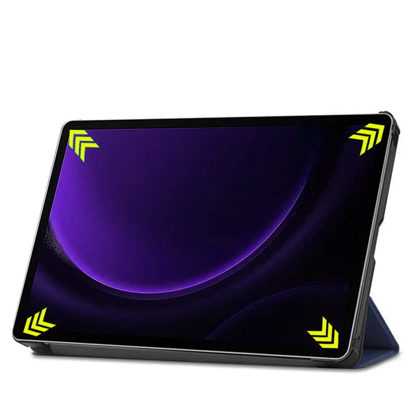 Etui Smart do Samsung Galaxy Tab S9 / S10 FE 10.9 SM / Galaxy Tab S9 FE 10.9 2023 / S10 FE 2025, granatowe - ochronne