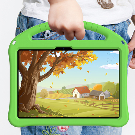Etui FunColor do Xiaomi Pad 7 / Pad 7 PRO 11.2 podstawka uchwyt pancerne, zielone