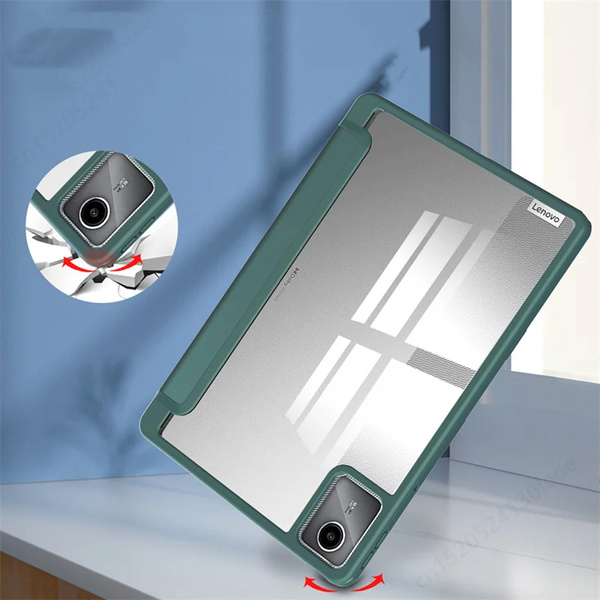 Etui Crystal case do Lenovo Tab M11 10.95 11 / 11 TB330, zielone - ochronne z podstawką