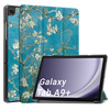 Etui Graficzne do Samsung Galaxy Tab A9 Plus 11 / Galaxy Tab A9 Plus X210, morelowe - ochronne z podstawką