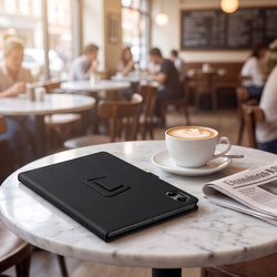 Etui do Redmi Pad 2 Pro 12.1 2025 z klapką i podstawką - czarne