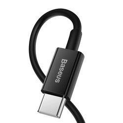 Kabel Baseus Superior Series USB-C / Lightning PD 20W 1 m, czarny