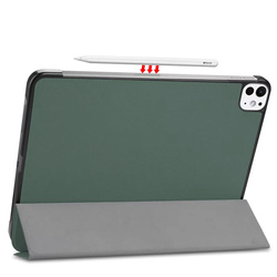 Etui Smart Case obudowa do iPad Pro 11 Gen 5 A2836 A2837 A3006 / Gen. 5 A2836, zielone - ochronne