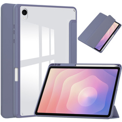 Etui CLEAR PENCIL do Samsung Galaxy Tab S11 11" SM-X730 SMX736 z klapką, przezroczyste
