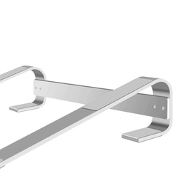 Uniwersalna podstawka pod laptopa 10-18 cali Aluminiowa uchwyt stojak S1, srebrny