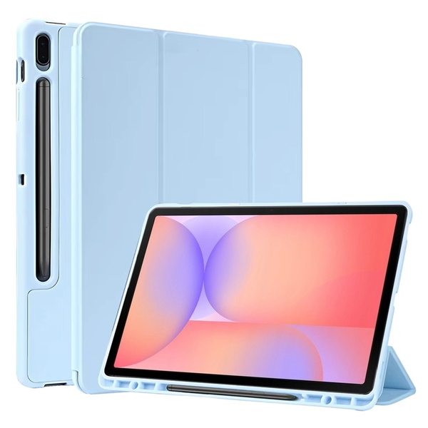 Etui do Galaxy Tab S10 Lite 10.9/S10 FE/S9 FE/ S9/ S8 z miejscem na rysik - niebieskie