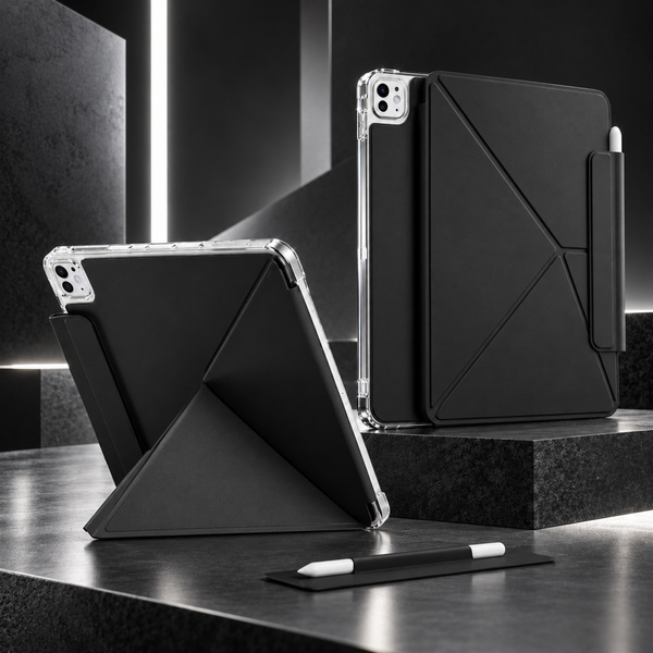 Etui Origami do Apple iPad Air 13 M4 M3 M2 2026/25/24 gen 8/7/6 - czarne