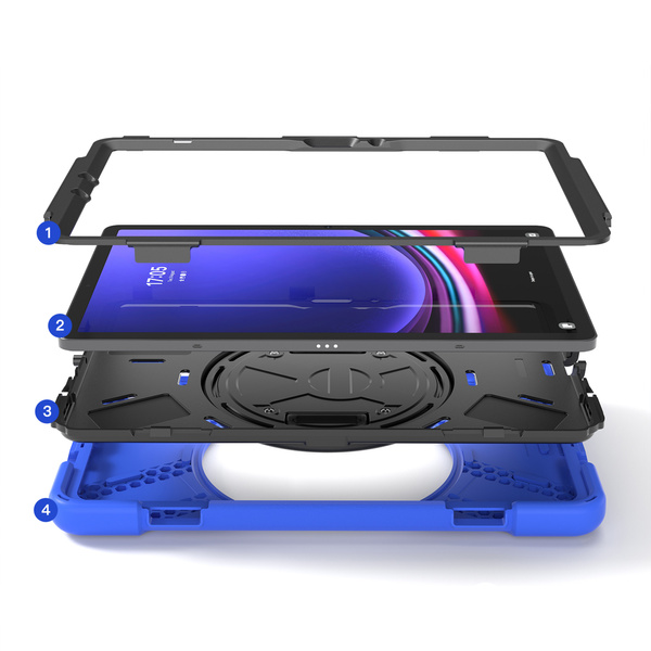 Etui pancerne Shockproof z uchwytem do Samsung Galaxy Tab S9 / S9 S10 / S7 - ochronne