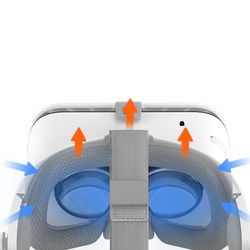 Okulary gogle VR 3D 360° BoboVR Z6 ze słuchawkami do telefonu Android iOS