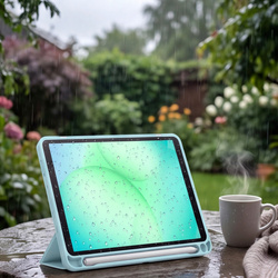 Etui Clear Pencil do Galaxy Tab A11+ 10.9 2025 X230/ X235/ X236 A9+ SM-X215/ X216, niebieskie