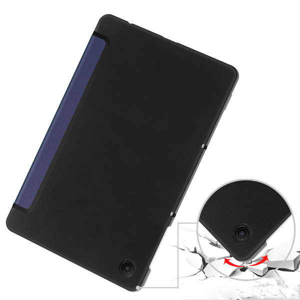 Etui Smart do T-Mobile T Tablet 2 10.1 5G 2025 z klapką, granatowe - ochronne z podstawką