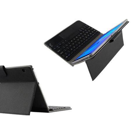Etui z klawiaturą Bluetooth do Huawei MediaPad T5 10 10.1 touchpad, czarne