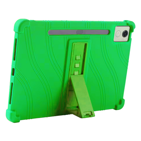 Etui pancerne Armor do Lenovo Idea Tab Pro / Pro MT 12.7 12 / Pro MT 2025, zielone - ochronne z podstawką