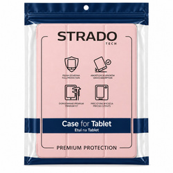 Etui Trifold do Galaxy Tab S10 Lite 10.9/ S10 FE/ S9 FE/ S9/ S8 z miejscem na rysik - różowe